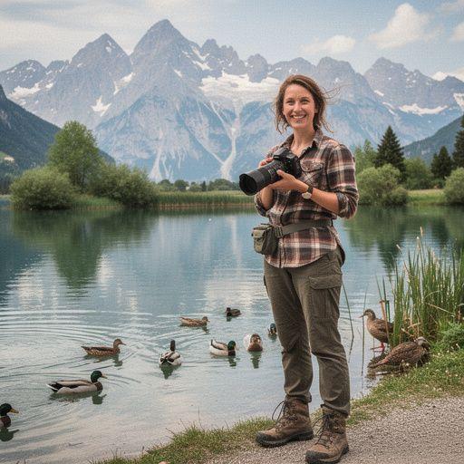 Eine Karte von Österreich mit markierten Vogelbeobachtungsgebieten, ideal für angehende Ornithologen.